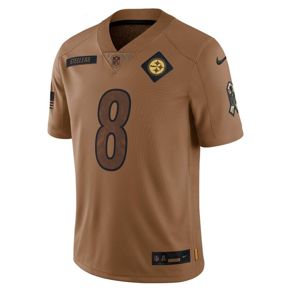 Kenny Pickett Pittsburgh Steelers Nike 2023 Salute To Service Limited Jersey - Brown-GridironStore